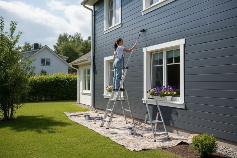 Outdoor Stairs Painting in Boulder, CO